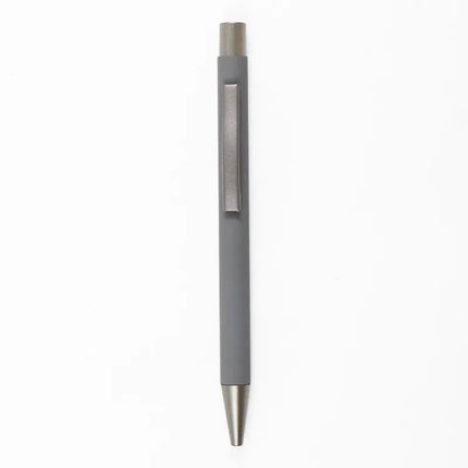 20-200 Pens Wholesale Metal Ballpoint Pen Advertising Pen Rubber Texture Custom Logo Text Laser Engraving Customizable Name Logo