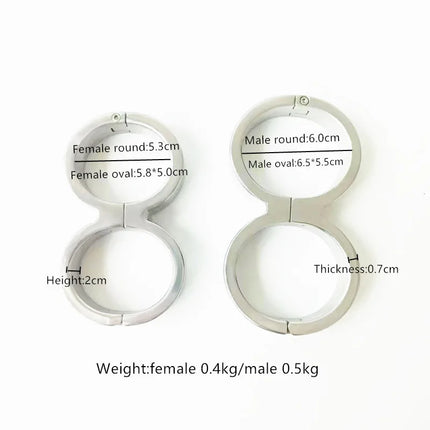 Black emperor stainless steel wrist toy couple sex toys male female 8 type new model sell well