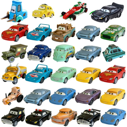 Hot! Disney Pixar Car Lightning McQueen The King Frank Guido Luigi Diecast Metal Alloy Model Car Collection Toy Birthday Gift