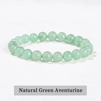 JD 6 8 10mm Natural Stone Beaded Bracelet Obsidian Fluorite Quartz Jasper Healing Beads Bangles Women Men Stretch Yoga Jewelry