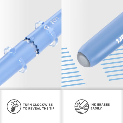 0.6mm Erasable Neutral Pen Kawaii Office Supplies for School Students Smooth Quick Drying Writing Stationery Erasable Gel Pens
