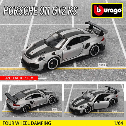 Bburago 1:64 Volkswagen Golf LAMBORGHINI sian fkp 37 Car Model Collection Kids Xmas Gift Toys for Boys Ferrari  Benz Volkswagen