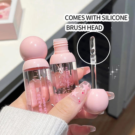 SUSU SKY peach honey jar lip makeup kit moisturizing and nourishing