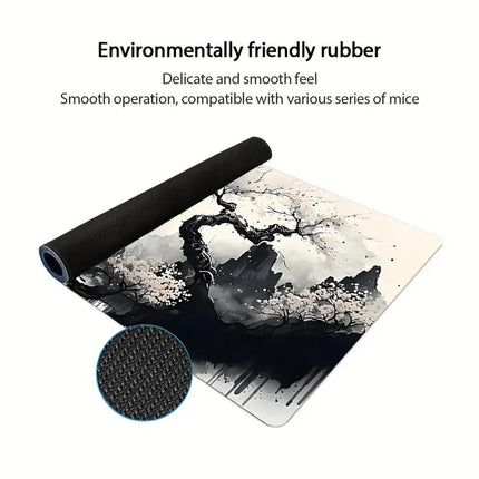 Mouse Pad sakura landscape desk accessories Mat Gamer Rug Xxl Keyboard Pad 1000X500x3MM Desk Mat Office Carpet Gaming Mouse Mats