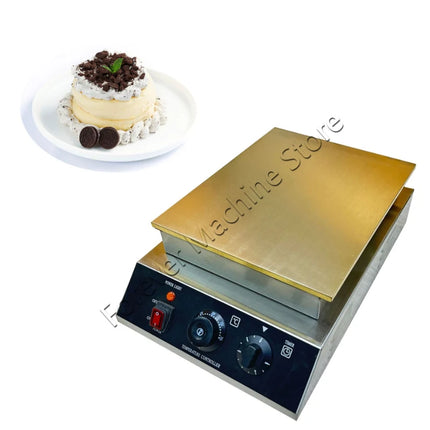 Electric Soufflé Machine Commercial Desktop Copper Plate Baking Machine Stainless Steel Dessert Shop Kitchen Fittings