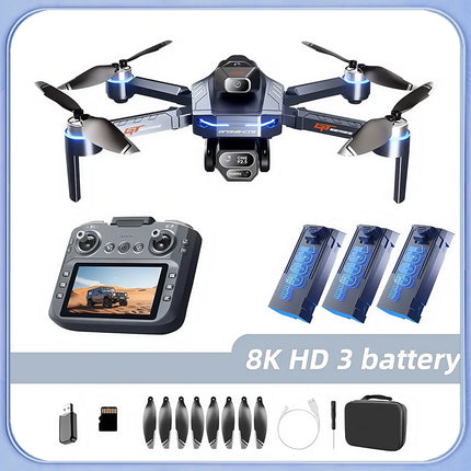 For Genuine GT8 Drone 8K Professional Dual Camera GPS FPV Brushless Motor Optical Flow Hovering Folding Quadcopter RC Dron Toys