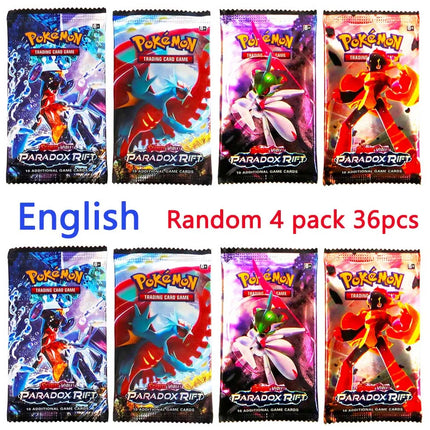 4 Pack Pokemon Cards Team up Sun Moon Thunder English Trading Card Game Evolutions Booster Collectible Kids Toys DESTINED RIVALS