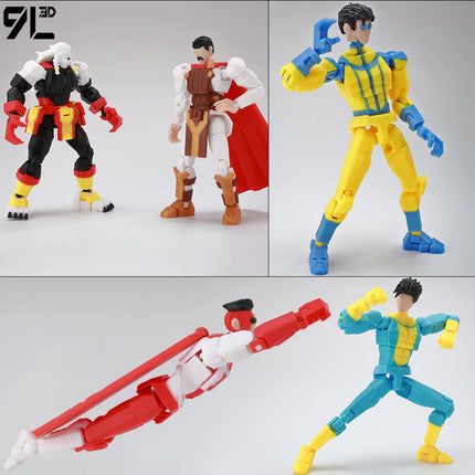 3D Printe Dummy13 T13 Unschlagbarer Mark Grayson  Mark Grayson Actionfigur Anime Sammlermodell Spielzeug für Kinder Geschenk