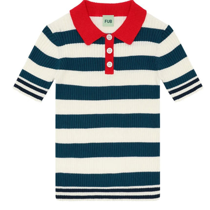 Children's Tops 2026 SS New Arrival Ins Style Popular Children's Clothing FUB Boys and Girls Knitted Collared Polo Shirt