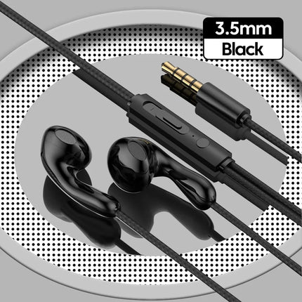 USB Type C Wired Earphone For Samsung Galaxy S25 S24 S23 S22 S21 Ultra Headphones A53 A52 A54 Note 20 3.5mm Jack Earbud Headset