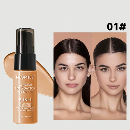 Matte Liquid Foundation Oil Control Pre-makeup Concealer Bb Cream Natural Long-lasting Face Base Foundation Professional Makeup