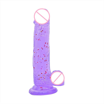 Transparent Realistic Dildo Penis Suction Cup Dildo Realistic Sex Toys for Lesbian Women Female Masturbator Big Dick Fake Dick