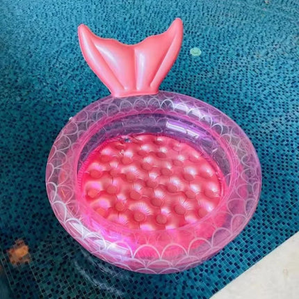 Thickened PVC Inflatable Toys Pool Indoor Outdoor Children Ocean Ball Pool Mermaid Shape Summer Inflatable Toys for Kids Adults