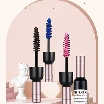 4D Silk Fiber Eyelash Mascara Waterproof Fast Dry Eyelashes Curls Extension Makeup Eyelashes Waterproof Blue Ink Eye Makeup