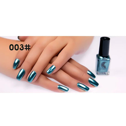 Metal Colour Nail Gel Polish Semi Permanent Mirror Gel Varnish Base Top Coat UV Gel Varnish Soak Off Nails Art Glue Nail Polish