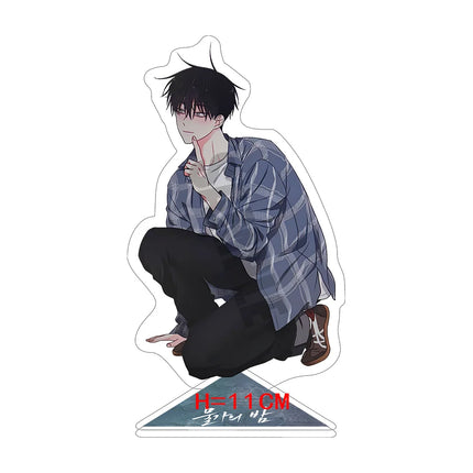 Anime Korean Comic Cartoon Low Tide in Twilight Acrylic Stand Yeo TaeJu Kim EuiHyun Figures Model Plate Holder Seaside Night