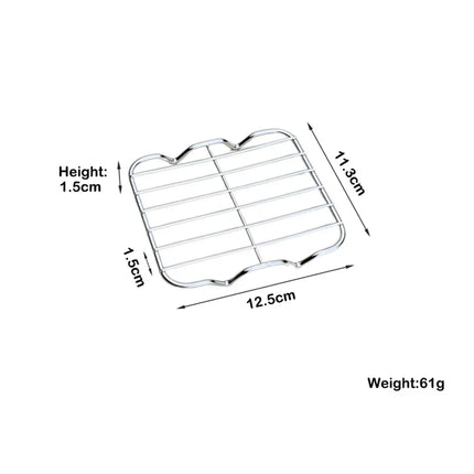 New Stainless Steel Cooling Rack Non-stick Silver BBQ Tray Cake Cooler