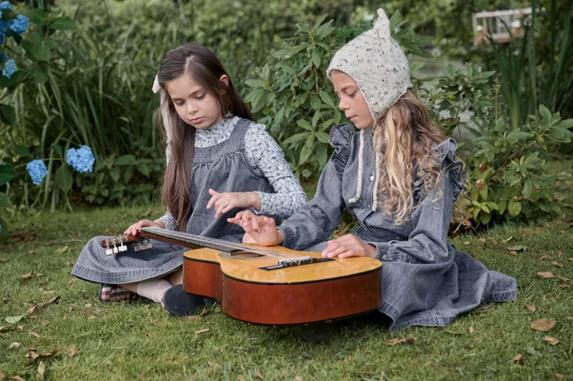 Clearance sale AS AW25 Grey denim collection + jersey ribbing family matching clothes boys girls clothing