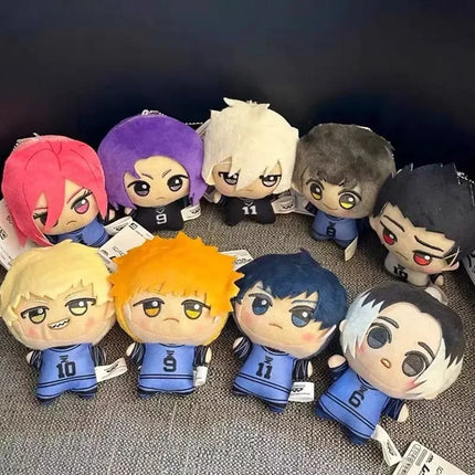 10cm Blue Lock Anime Game Plush Toy KeyChain Pendant Backpack Charm  Creative Birthday Gift Figure Doll