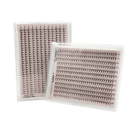 360/600 Bouquet Eyelashes L curl M curl Premade Volume Fans XL Tray Pre Made Pointy Base Lash Fans Prefacts Eyelash Extensions