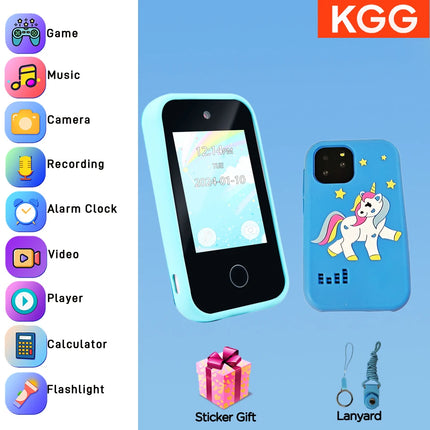 Kids Smart Phone Toy Camera Unicorn Baby Mobile MP3 Music Player Digital Camera Educational Toys Birthday Gifts Girls Boys