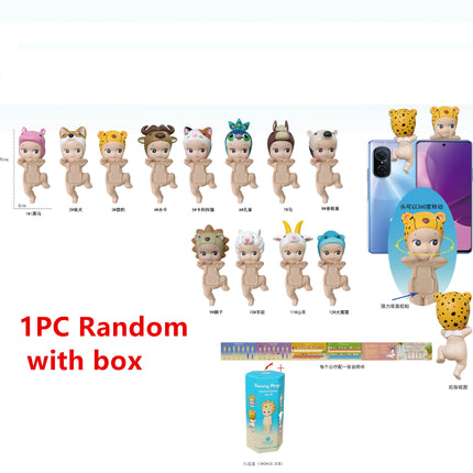 Mini Figure Angel Blind box Animal Series Mystery Box Cute Dolls Decoration Lucky Surprise Birthday Gift