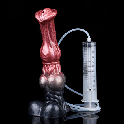NNSX Huge Knot Squirting Horse Dildo Silicone Water Spray Anal Plug Anus Dilator Vagina Feamel Masturbator Penis for Woman