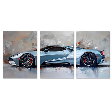 3Pcs Supercar Posters Sports Cars Print Famous Cars Canvas Painting Car Wall Art for Boys Room Home Decoration Birtday Gift