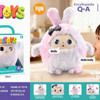 Pink rabbit plush