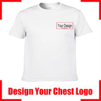 White (Chest Logo) / 5XL / No