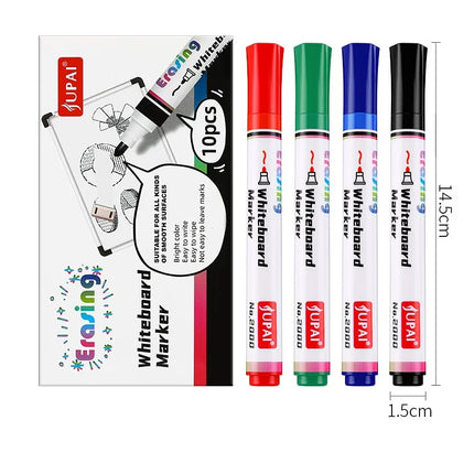 1/4pcs White Board Marker Pens Erasable Water-Based Marker Pens For Teaching Recommended Office Supplies A7932