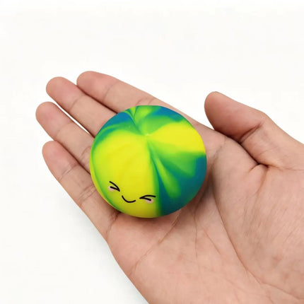 Mini Colorful Dumpling Squishy Squeeze Toy 5.5CM Cube Slow Rise Sensory Anti-stress Toy for Adults Anxiety Relief Gift