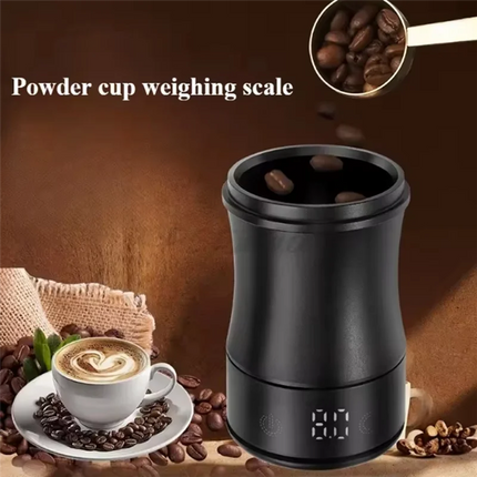 UNCL Coffee Cup Coffee Scale Coffee Powder Cup Scale Electronic Scale Coffee Scale, Metal Tea Cup