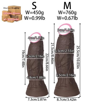 NEW Huge Realistic Dildos Silicone Layer Penis with Suction Cup Adult Sexy Toys for Woman Men Vagina Anal Massage Stimulator 18+