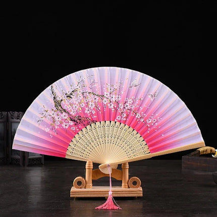 Silk Folding Fan / Éventail Pliant Soie