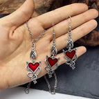 1SetNecklace Earring