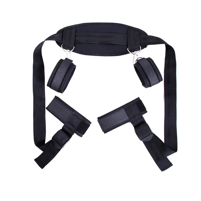 Bondage Kit BDSM Restraints Erotic Neck Collars Handcuffs Open Leg Love Position Assist Sex Toys For Couples Women Men Adult Games