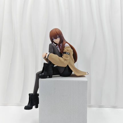 Anime Figure Kurisu Makise Steins Gate Pvc Noodle Stopper Collectible Model Desktop Car Decor Home Display For Anime Collectors