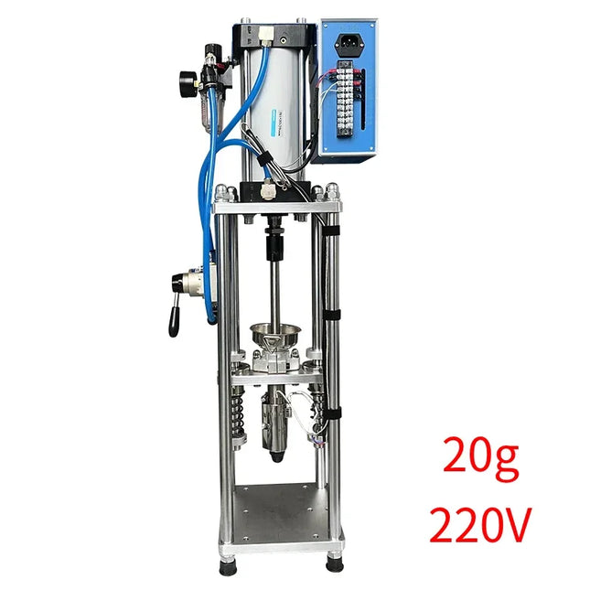 20g Mini Vertical Plastic Injection Molding Machine 350℃ 110V/220V for Small Production Mold Maker for Polymer ABS PVC USB Toy