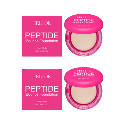 Peptide Bounce Balm Foundation Lasting Full Coverage Concealer Covers Spot Blemishes Brightening Oil Control Makeup Base Cream
