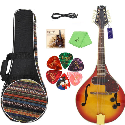 IRIN Mandolin 8-String Guitar A Style Electric Mandolin Stringed instruments with Bag String Pick Accessories