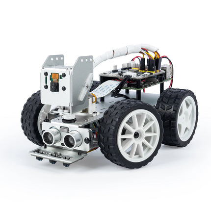 CC SunFounder Picar-X AI Robot Smart Car Kit for Raspberry Pi 5/4/3B+/Zero 2w, Openclaw LLMs ChatGPT/Gemini/Grok Python, Scratch