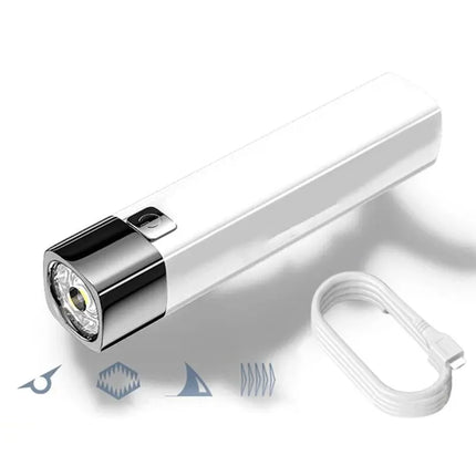 3 Modes Portable 2 IN 1 Ultra Bright G3 Tactical LED Flashlight Mini Outdoor Lighting Power Bank Flashlight With USB Charging Ca