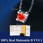 NT-Orange Moissanite / 0.5ct with box