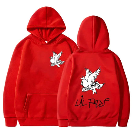 New autumn/winter men's Lil Peep printed hoodie and hoodie Sporty women's fashion Casual hip-hop Harajuku Street hip-hop top