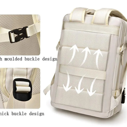 Travel Backpack 46x30x20 Cabin Waterproof Y2k Bags Carryon For Laptop 15.6 Inch High Quality Ryanair With USB Charging Sports
