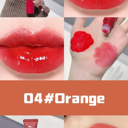 Lip Glowy Lightweight Hydration Balm Shea Butter Glaze Craze Tinted Polypeptide Lip Gloss Serum Fruit Donut Lip Oil Care