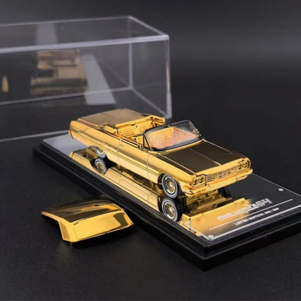 FineWorks 1/64 Impala HZ Exhibition Limited Edition Jumping Car  Painted alloy car mode