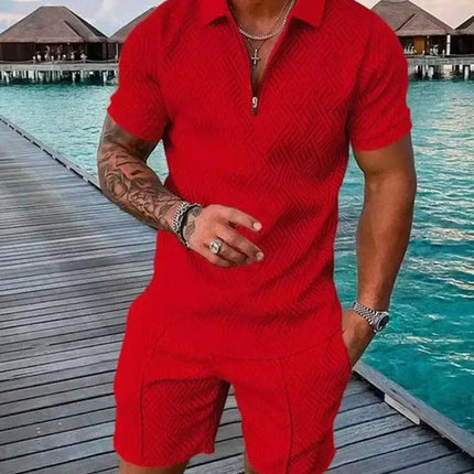 New 3D Digital Printed Men's Fashion Casual Sets Short Sleeve Polo Shirt Suit 2 Pcs Sets Sportwear Male Clothing Ropa Y2k Barata