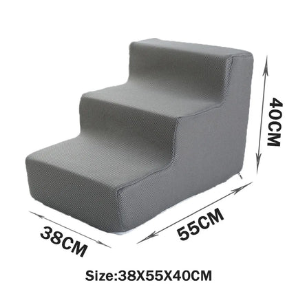 Pet Stairs Toys Cat Dog Ladder 2 3 4 Step Stairs for Dogs Puppy Ramp Detachable Sponge Pet Ladder Accessories